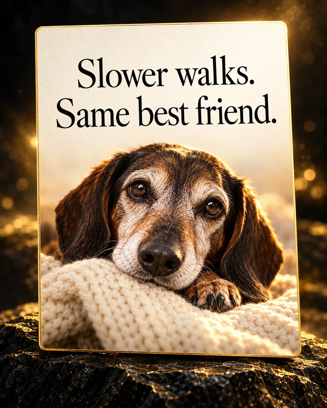 A quote card for a pet lovers page